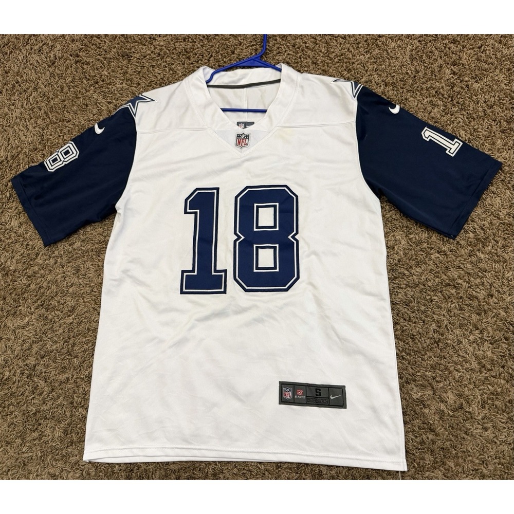 Nike On Field Dallas Cowboys Randall Cobb #18 White Jersey Jersey Sz Small